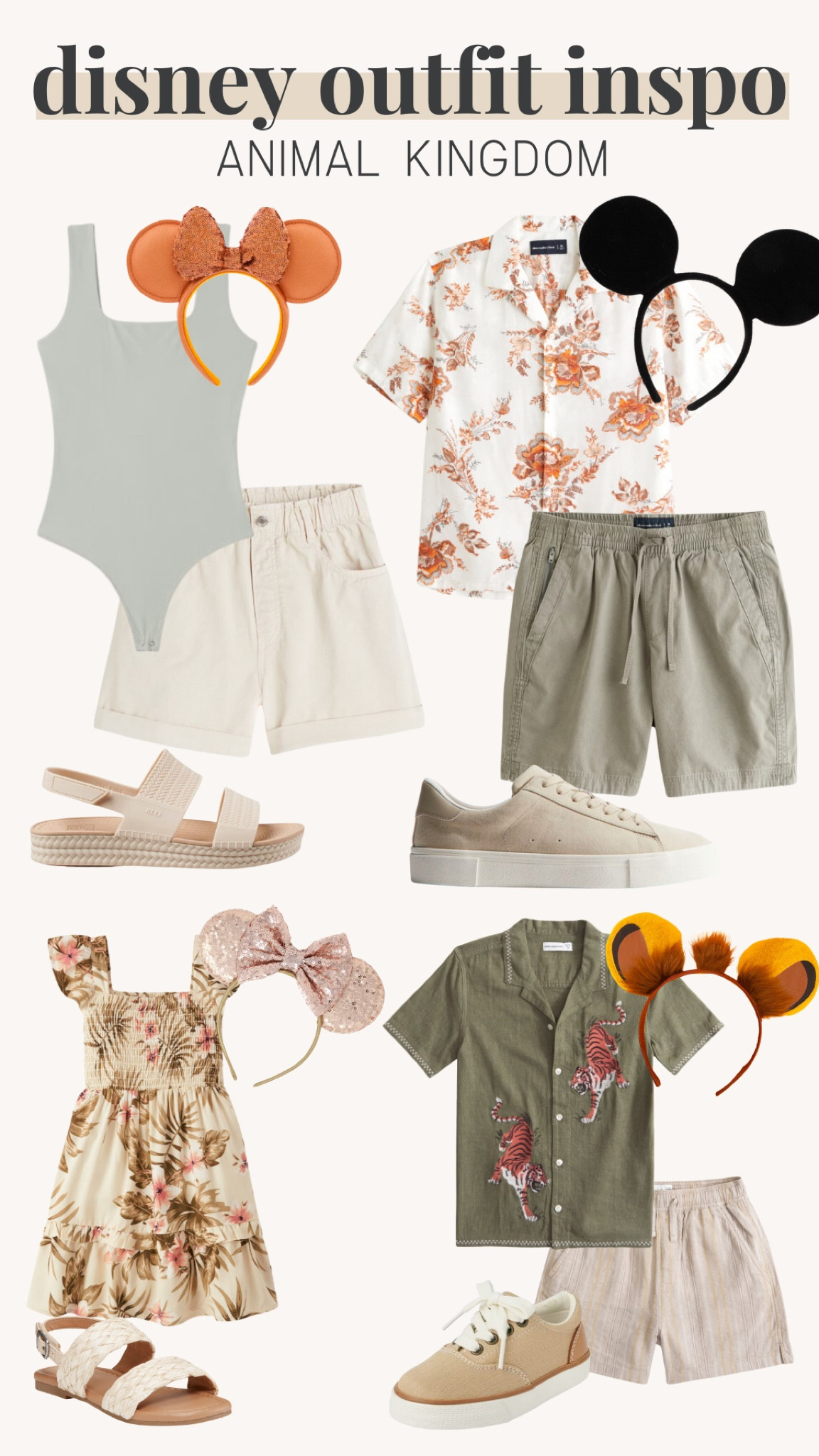 Disney outfit inspo for the family, animal kingdom outfit inspiration, men’s wear, women’s wear, girls, boys, travel, Disney picks, family picks 

#LTKStyleTip #LTKFamily #LTKTravel