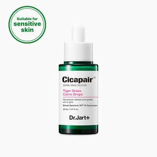 Cicapair™ Camo Drops Korean Tinted Face Serum with SPF 35 Mineral Sunscreen and Zinc Oxide | Dr. Jart+