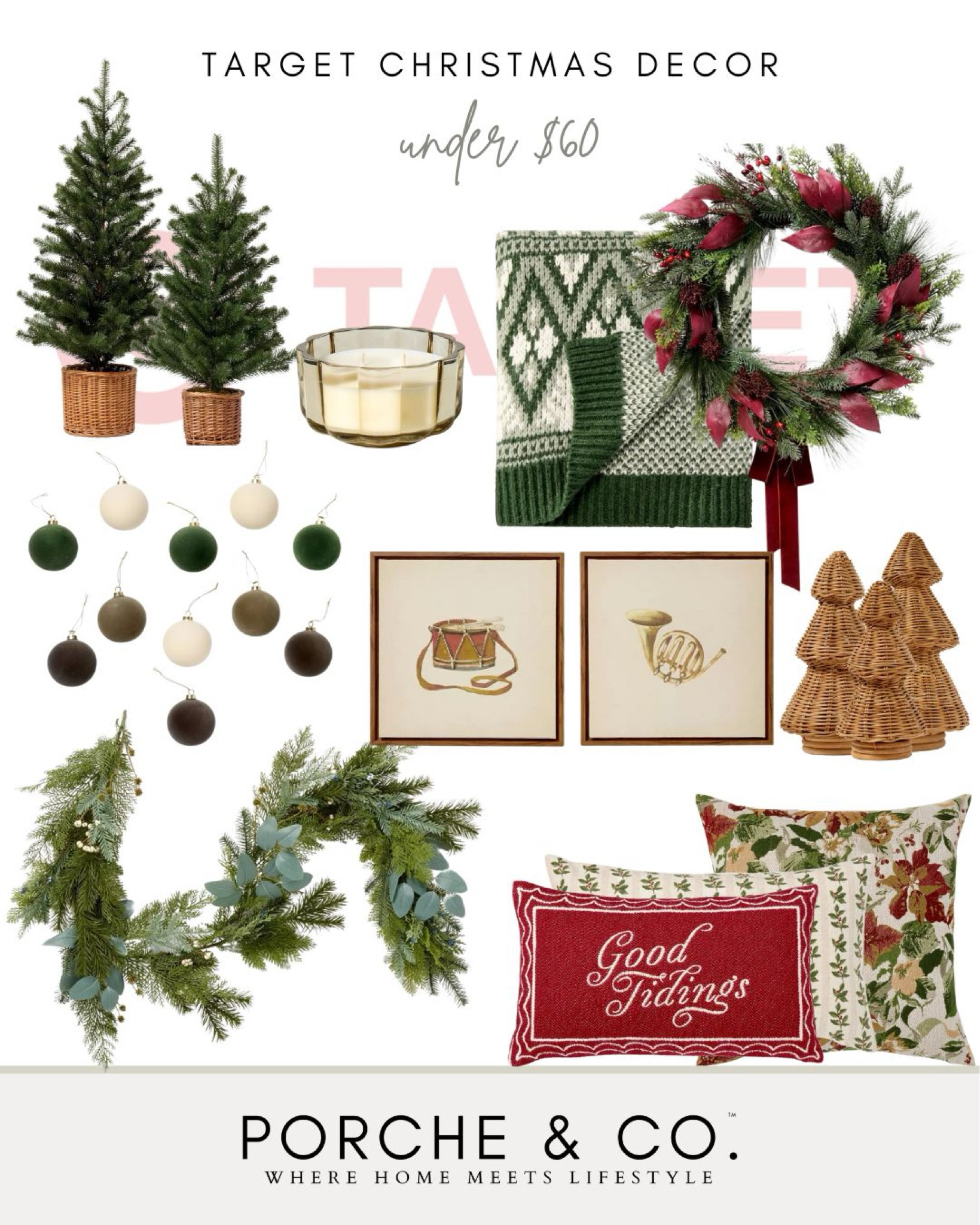Target, Target Christmas decor, trending Christmas decor, top Target Christmas finds, hearth and hand, studio McGee 
#visionboard #moodboard #porcheandco

#LTKHome #LTKHoliday #LTKSeasonal
