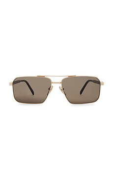 Prada Aviator Sunglasses in Gold from Revolve.com | Revolve Clothing (Global)