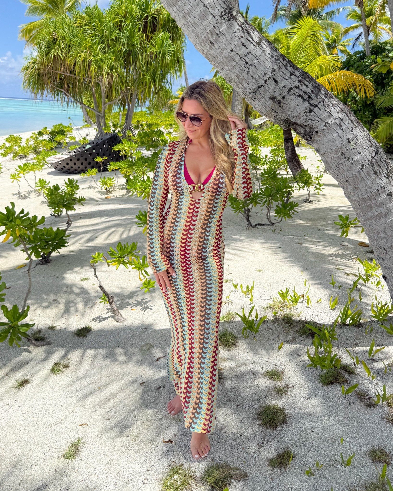 Obsessed with this Missoni inspired look for less swimsuit coverup I wore on our Tahiti vacation! 🌴

#LTKFindsUnder100 #LTKSaleAlert #LTKTravel