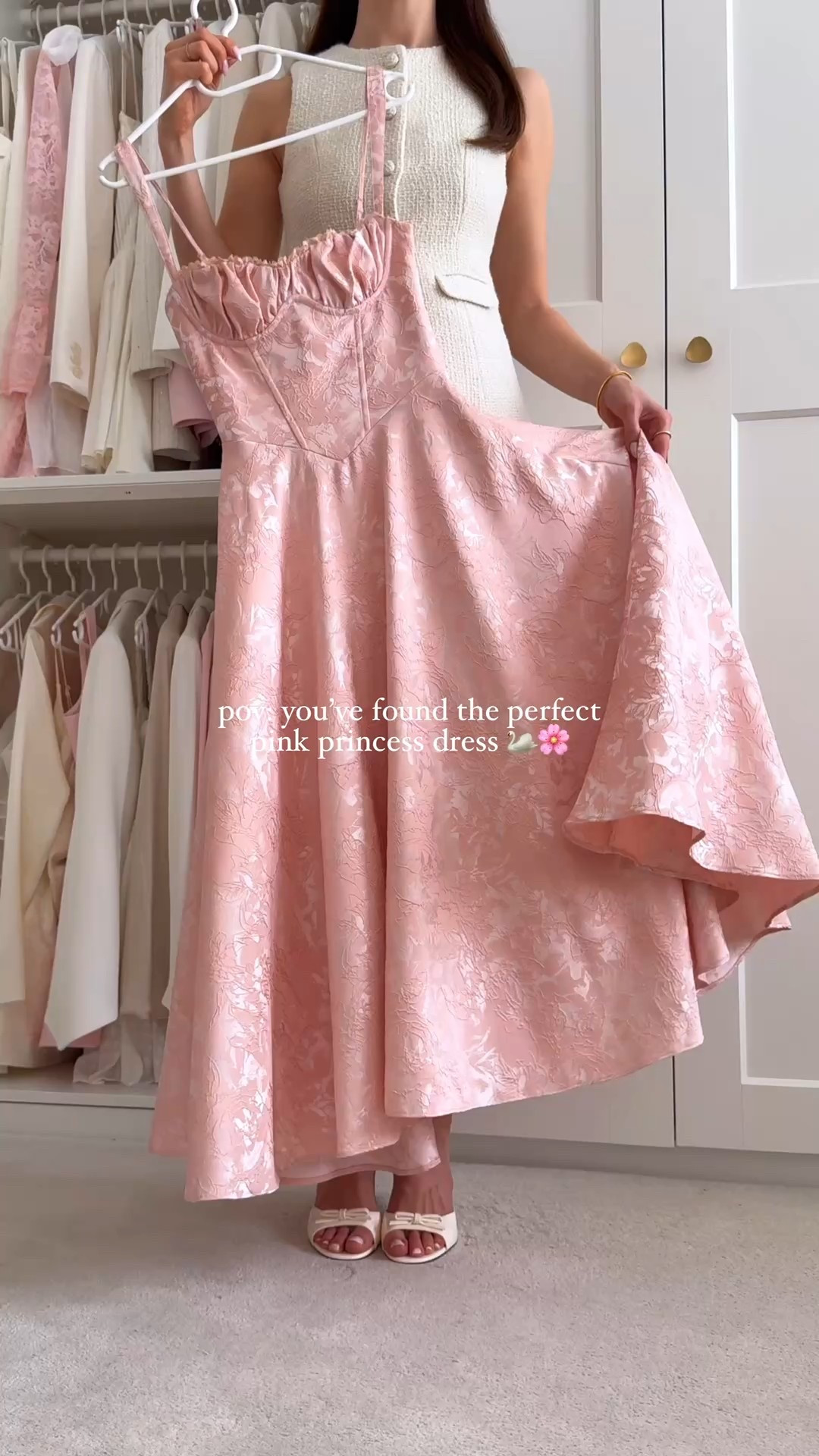she’s so romantic and dreamy 🫶🏼🌸

this pink midi dress would be perfect for special occasions, a garden party, romantic date, wedding guest, brunch / picnic with the girls, baby shower, formal gatherings, birthday…☺️✨

#summerfashion #pinkdress #mididress #elegantstyle #femininestyle #vintagestyle #pinterestaesthetic #girlystyle #romanticdress #occasionwear #princessdress #corsetdress #babyboo #weddingguestdress #outﬁtinspo #softgirl

#LTKSeasonal #LTKWedding #LTKParties