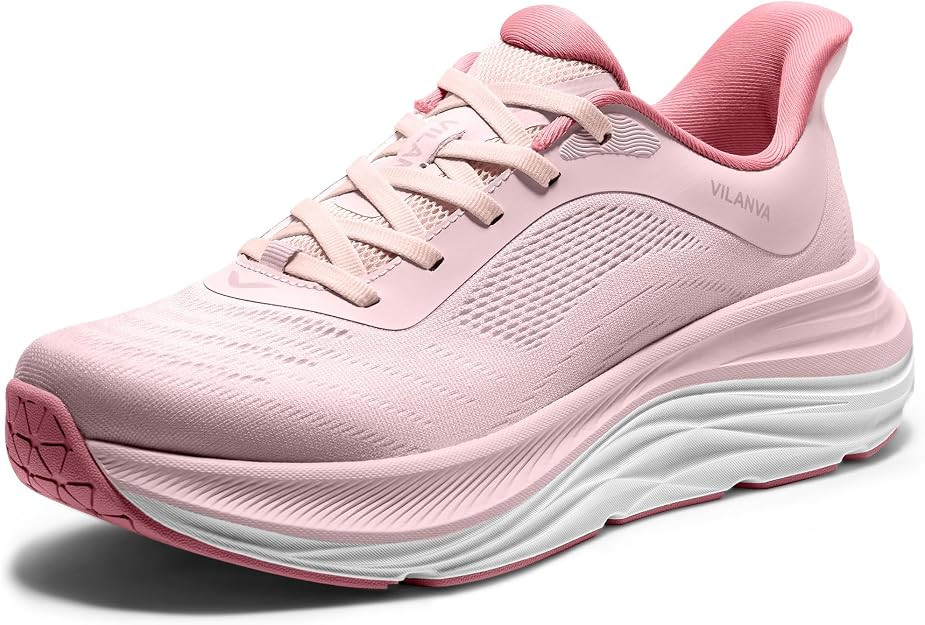 Vilanva Women's Comfortable Walking Shoes Cushion Running Tennis Shoes Non-Slip Workout Gym Athle... | Amazon (US)
