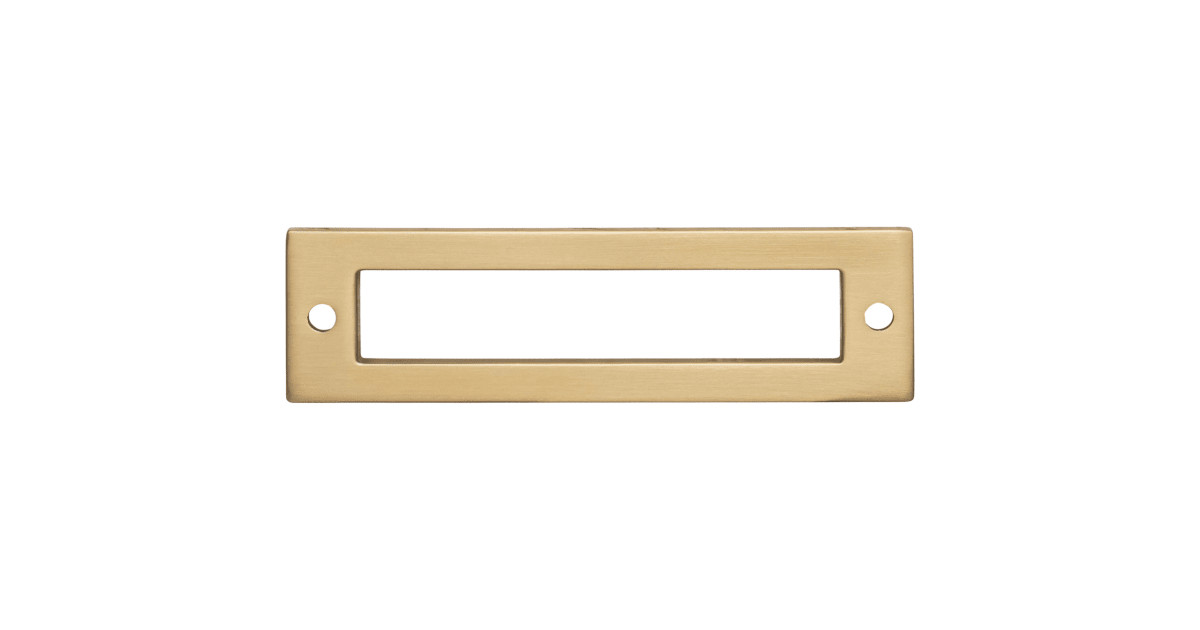 Hollin 3-3/4 Inch Center to Center Pull Backplate from the Lynwood Series | Build.com, Inc.