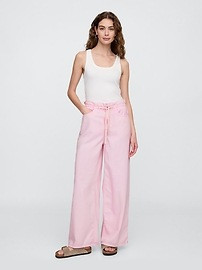 High Rise SuperLight Pull-On Baggy Jeans | Gap Factory