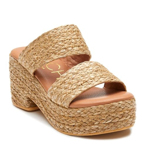 Coconuts by Matisse Womens Ocean Ave Platform Block Espadrille Casual Sandals Casual High Heel 3" & Up - Brown - Size 7 M | Amazon (US)