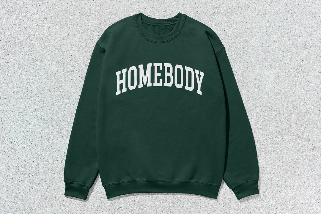Homebody Sweatshirt Collegiate Crewneck Sweater Unisex | Etsy (US)
