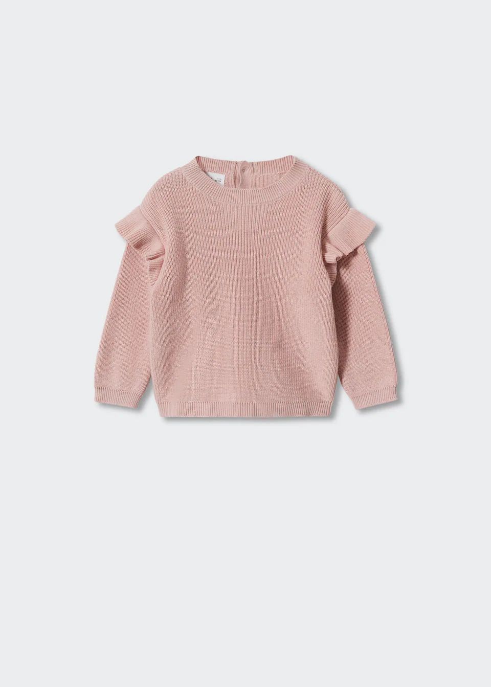 Ruffled cotton sweater -  Women | Mango USA | MANGO (US)