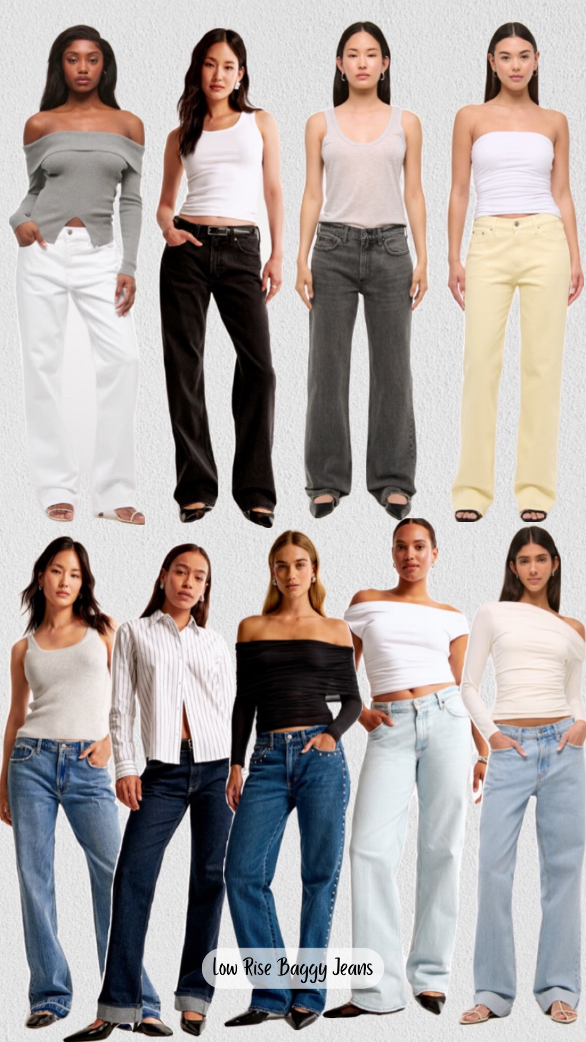 low rise, baggy jeans, dark wash, sale, light wash, black denim, white denim, Abercrombie 

#LTKFindsUnder100 #LTKSaleAlert