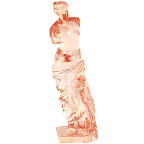 Deco 79 Resin Woman Decorative Sculpture Tinted Home Decor Statue, Accent Figurine 6" x 6" x 18", Orange | Amazon (US)