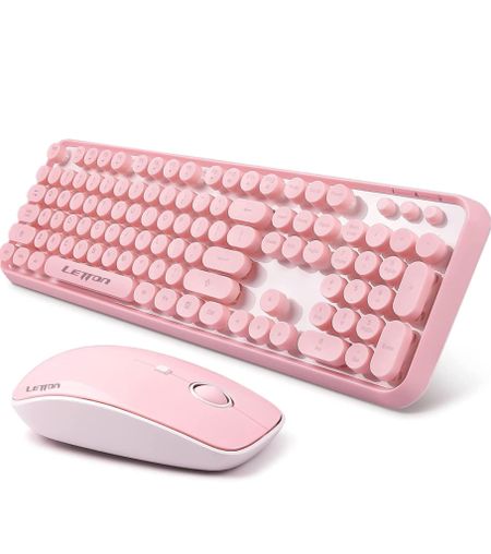2.4GHz Cute Retro Wireless keyboard Type Writer Style and mouse set

#LTKsalealert