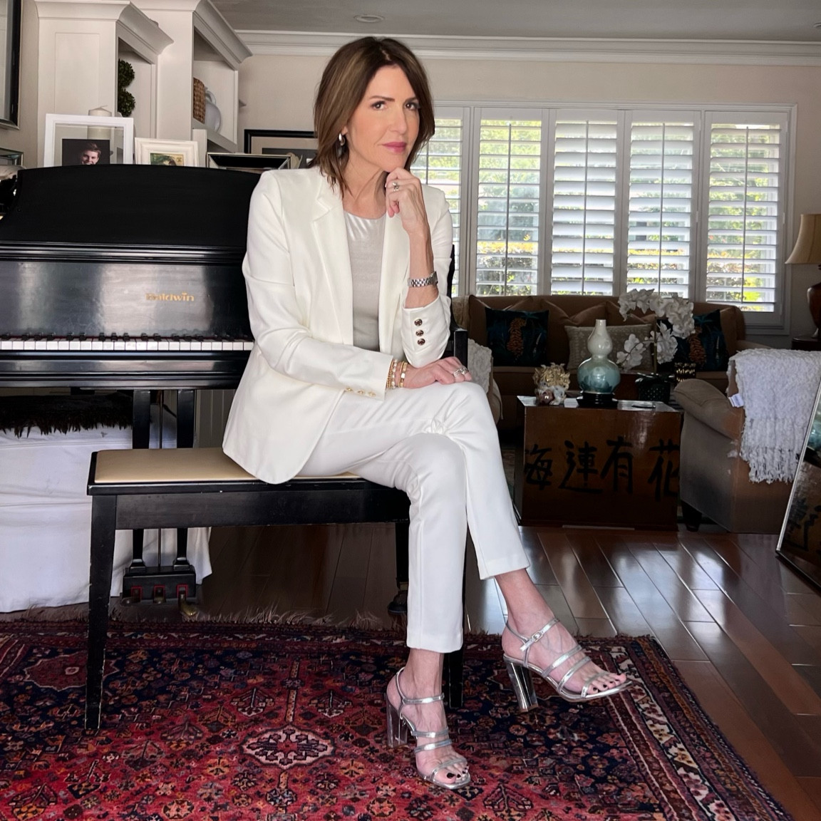 Sharing my favorite silver sandals that are so gorgeous and comfortable. They are designed to be worn all day without any pain!

Use my code 50SHADESOFSTYLE15 for 15% off. 

Silver heels, silver strappy sandals, special occasion sandals, Inez silver sandals, Inez sandals, Inez shoes

#LTKStyleTip #LTKShoeCrush #LTKOver40