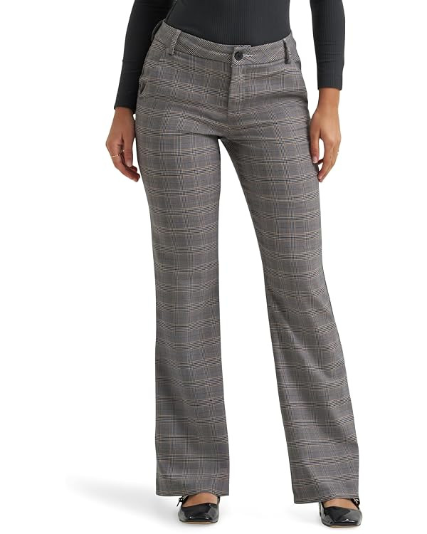 Lee Women's Wrinkle Free Mid Rise Bootcut Pant | Amazon (US)
