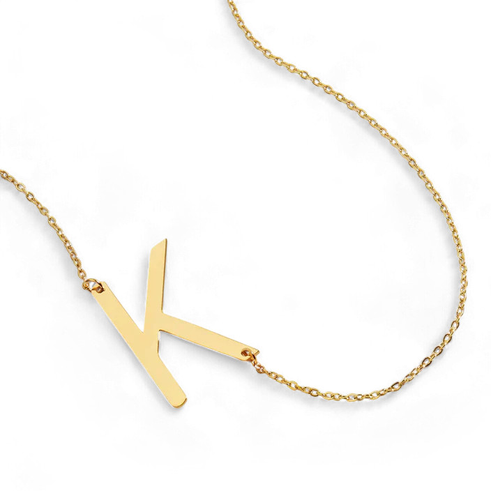 Statement Initial Necklace | Mint & Lily