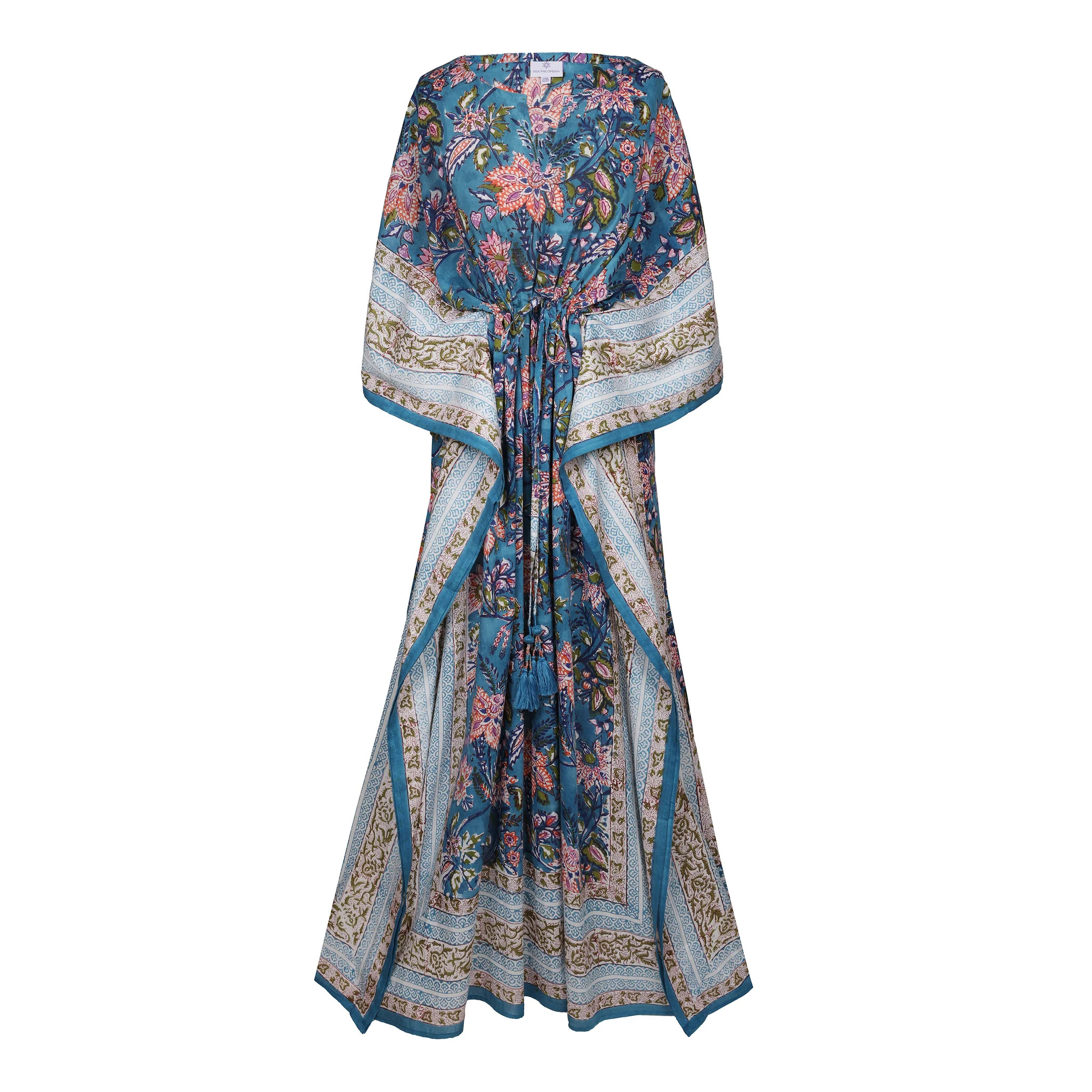 Moorea Floral Maxi Kaftan Dress | Pax Philomena