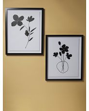 2pc 17x21 Floating Floret Framed Matted Wall Art | HomeGoods