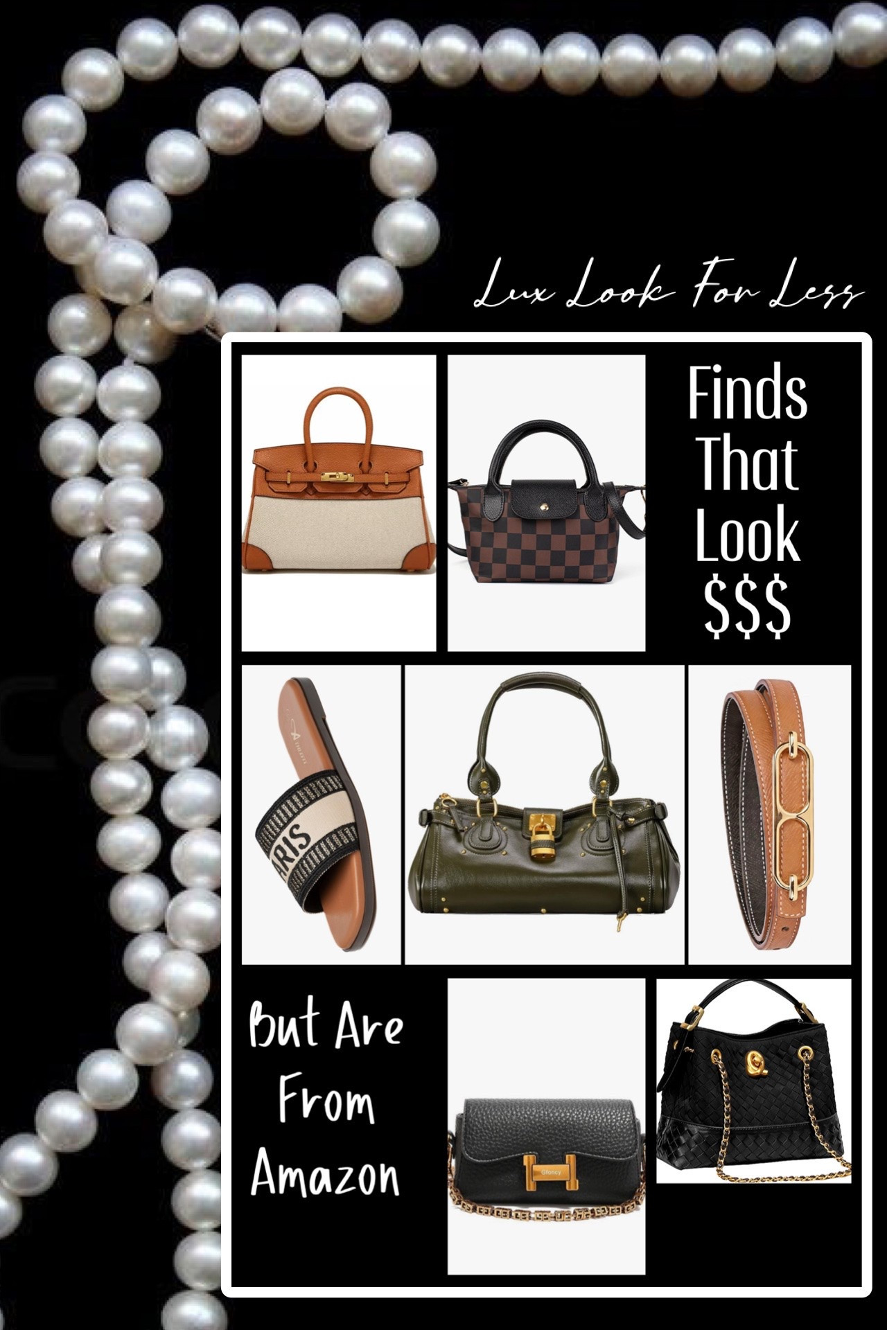 Amazon Luxe for Less

#LTKMothersDay #LTKOver40 #LTKSaleAlert