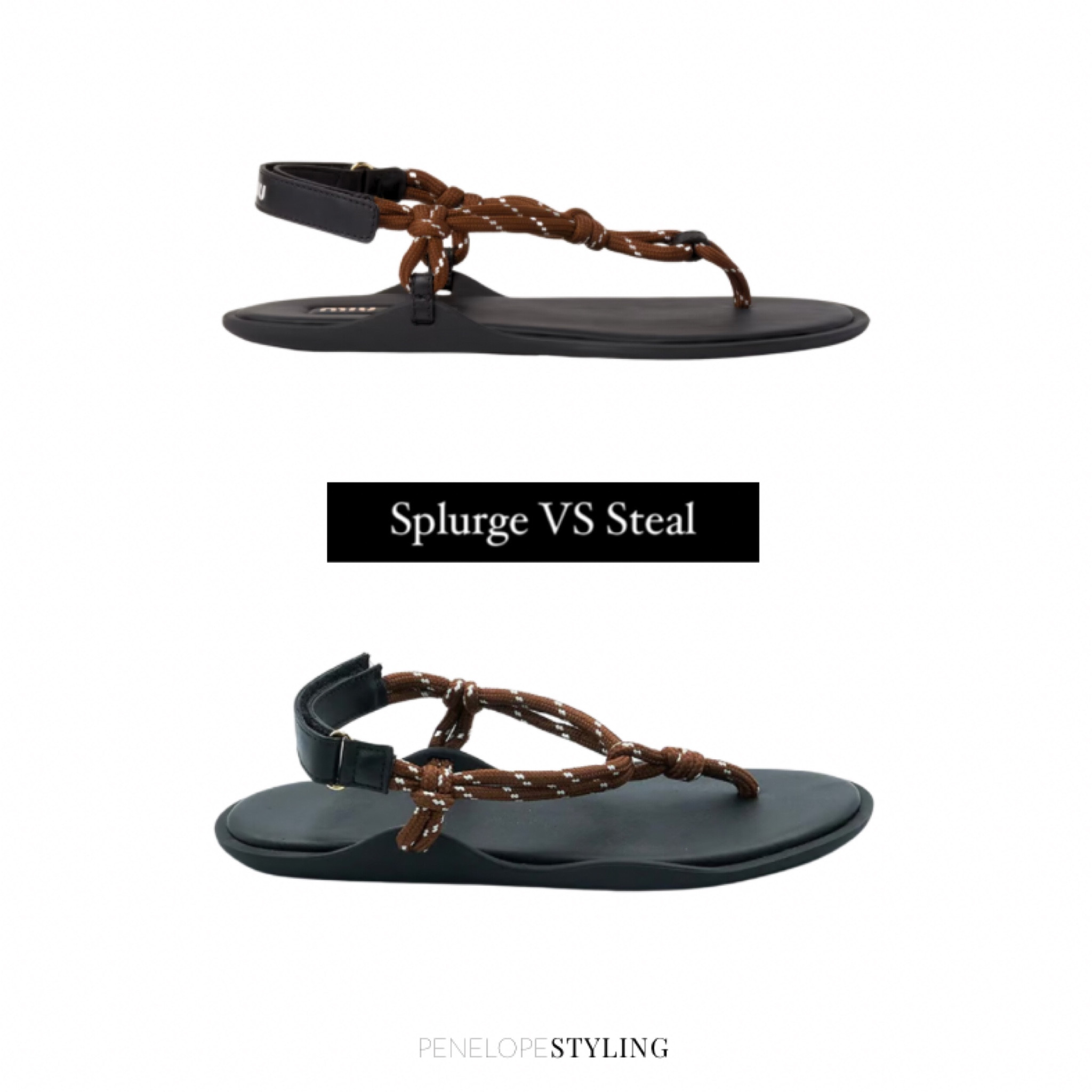 ROPE  🪢  sandals are in. Splurge on the OG Miu Miu pair over $1300… OR snap up a pair from Stylerunner for under $280!

#shoes #sandals #ropesandals #summersandals #splurgeVSsteal

#LTKsummer #LTKstyletip #LTKshoes
