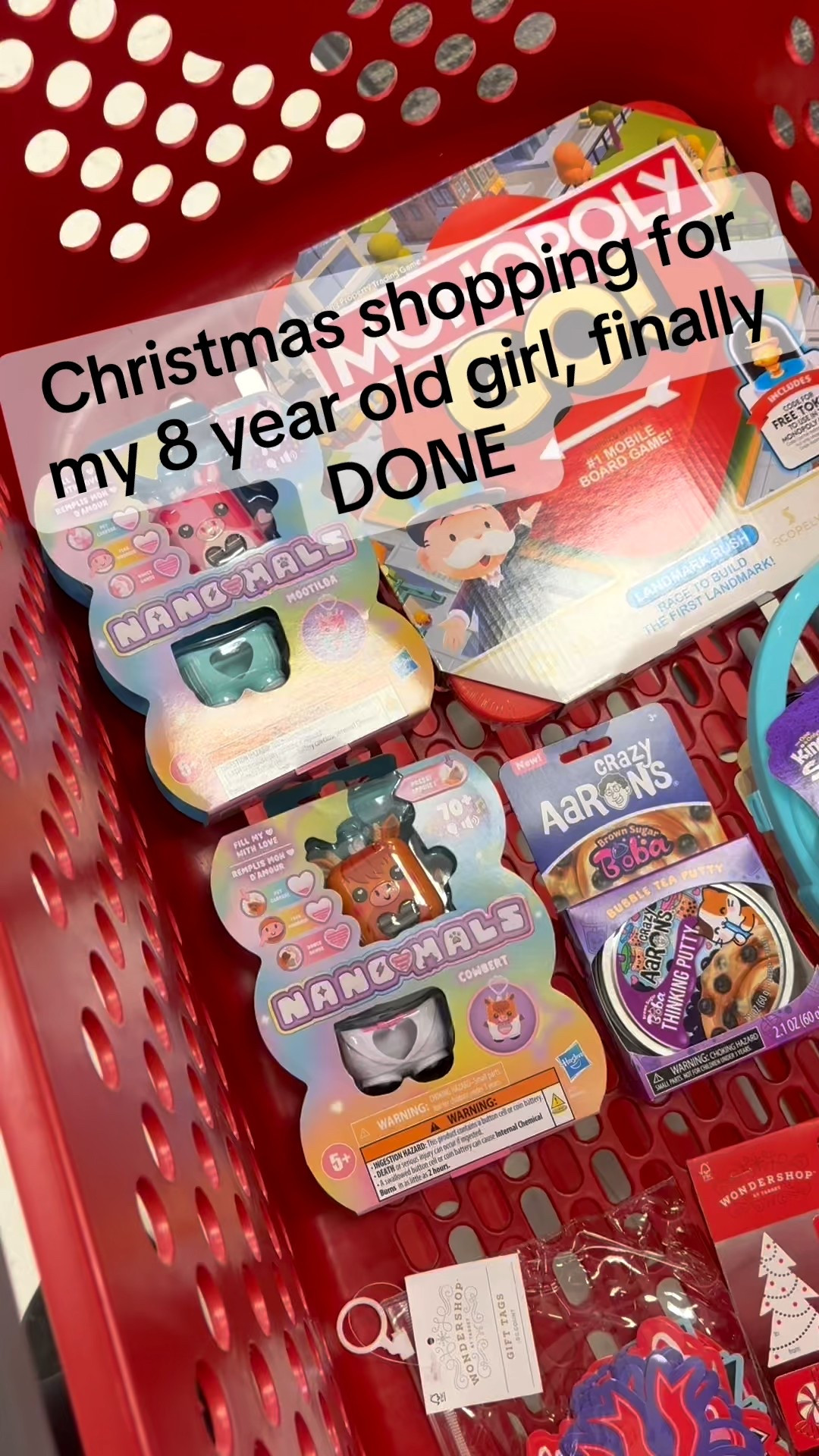 Finished shopping for my 8 year old daughter. A fun travel game, some sensory putty, kinetic sand and some NanoMals. #8yearoldgiftideas #christmasgift 

#LTKSaleAlert #LTKGiftGuide #LTKKids