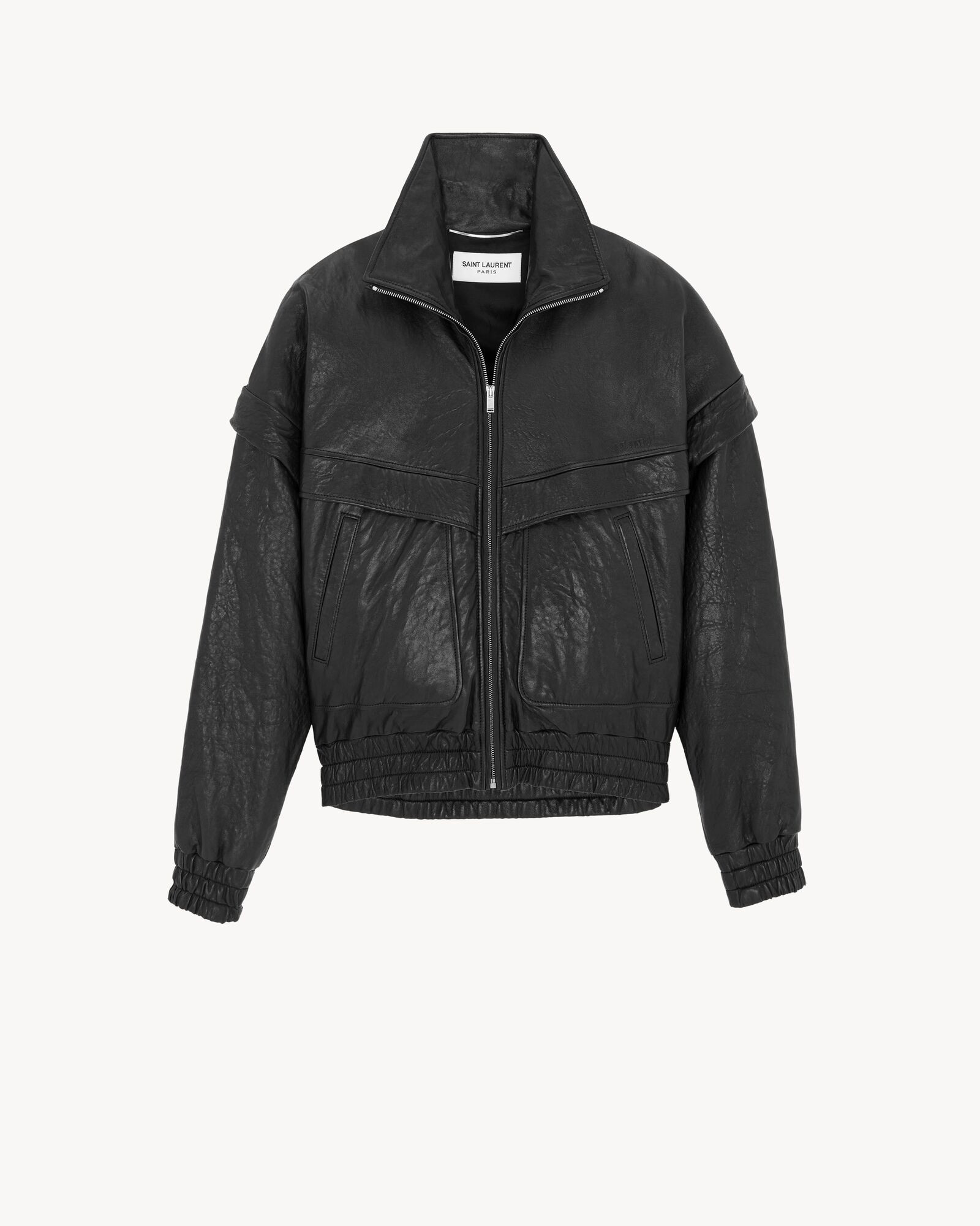 saint laurent bomber jacket in grained lambskin | Saint Laurent Inc. (Global)