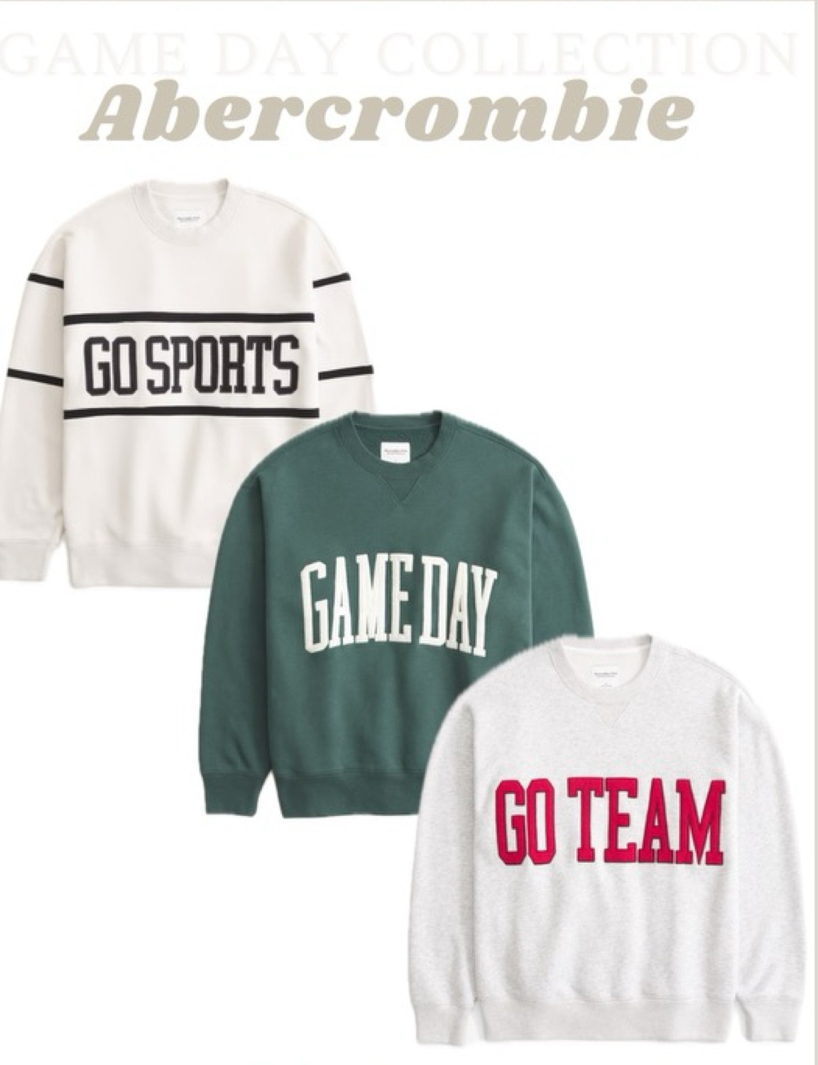 Gameday sweatshirts #gameday #goteam #gosports #football #gamedaylooks

#LTKU #LTKxAF #LTKSeasonal