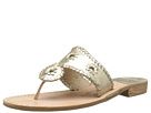 Jack Rogers - Hamptons Classic Navajo Flat (Platinum) - Footwear | Zappos