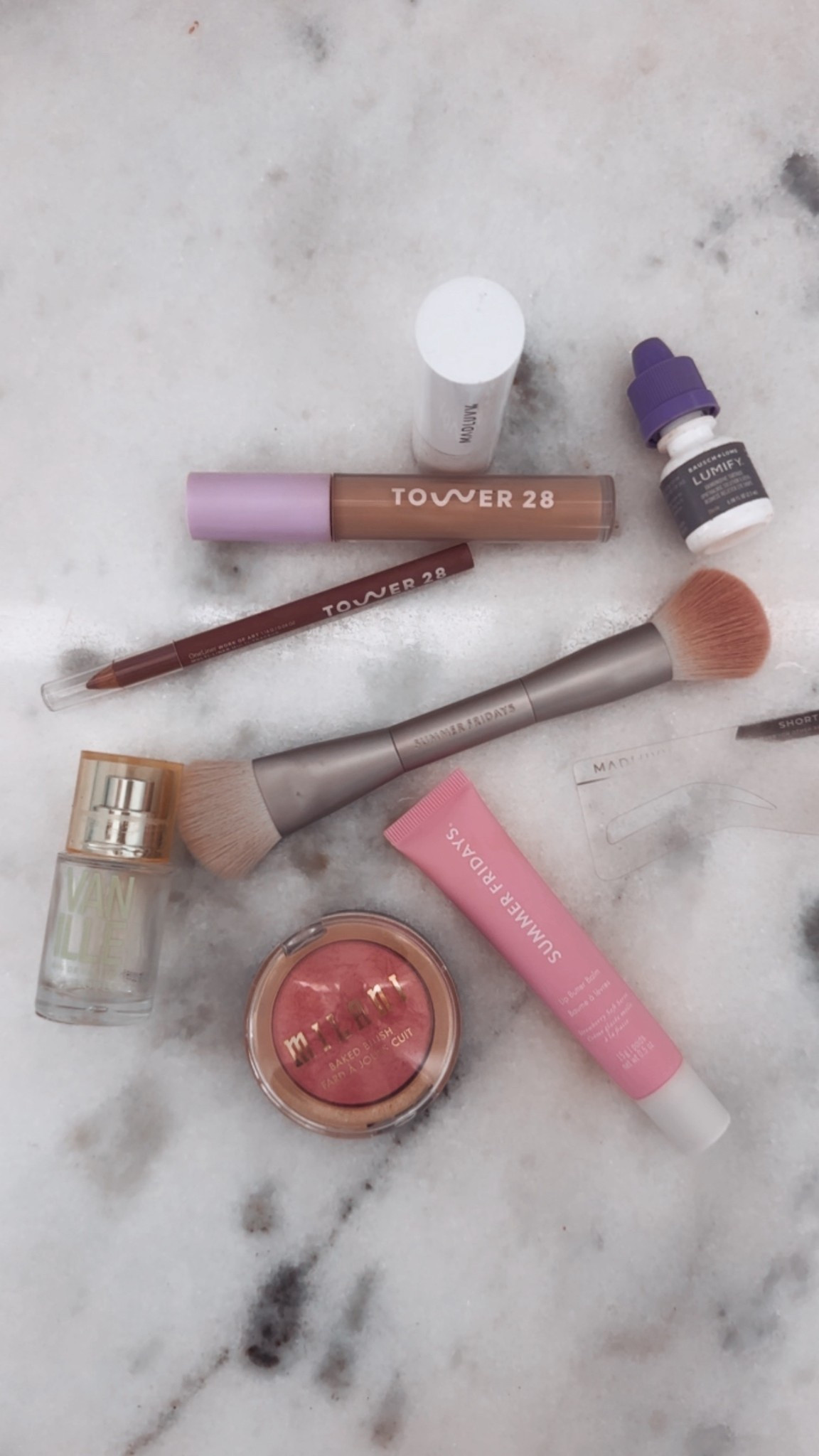 Daily Make up , kee it simple is best!!! Shades 
Tower 28 concealer-IE
Baked blush -luminoso
Lip liner —work of art 

#LTKdayinmylife #LTKBeauty #LTKOver40