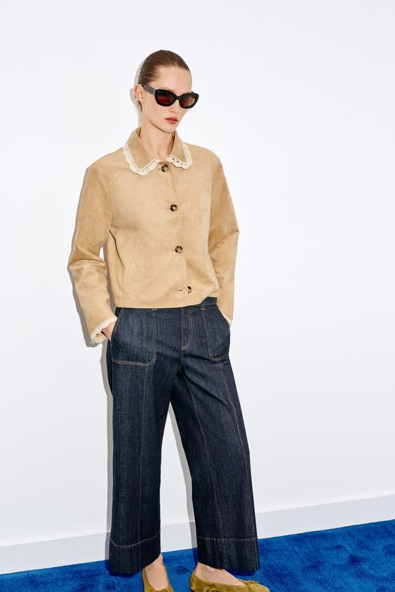 FAUX SUEDE JACKET | Zara US