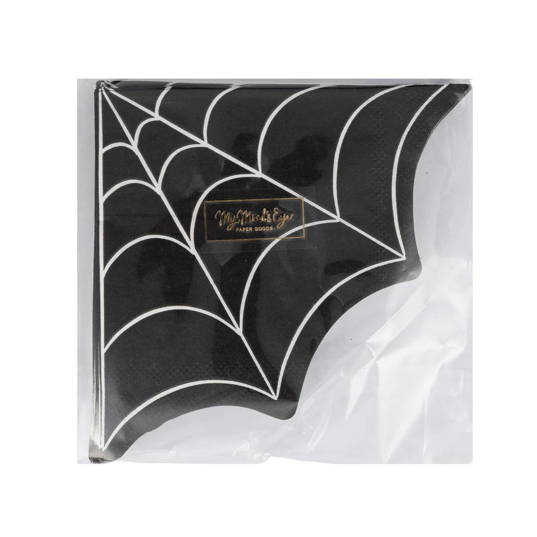 Spider Web Cocktail Napkin | My Mind's Eye
