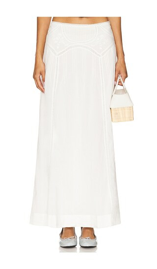 RIXO Vienne Skirt in White. - size L | Revolve Clothing (Global)