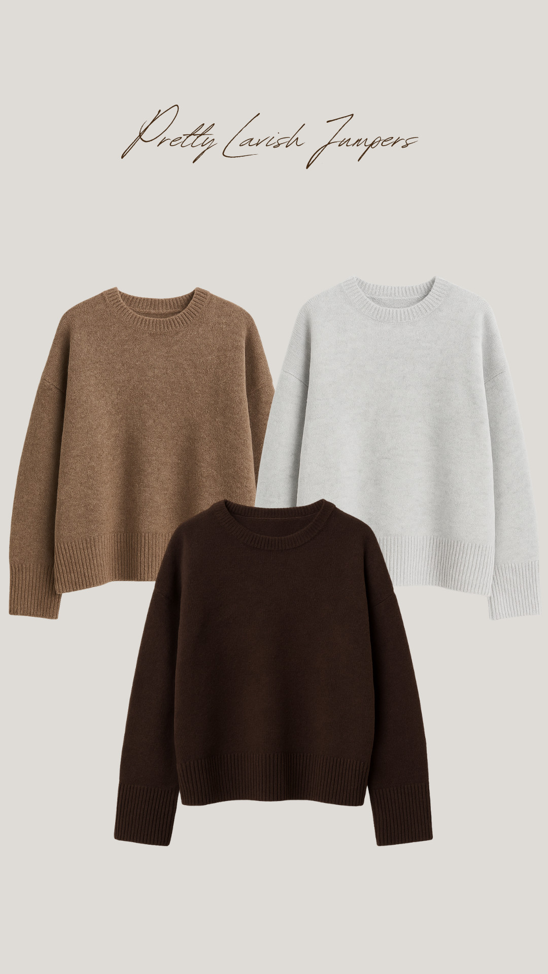 Pretty Lavish Jumpers, Camille Oversized Borg Jumper

#LTKstyletip #LTKuk #LTKautumn