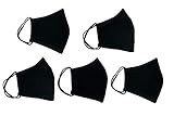 Cotton Face Mask Black & White. Pack of 3, Pack of 6 Perfect mask when travelling through congested  | Amazon (US)