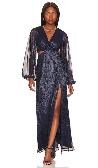 x REVOLVE Jerri Maxi Dress in Navy | Revolve Clothing (Global)