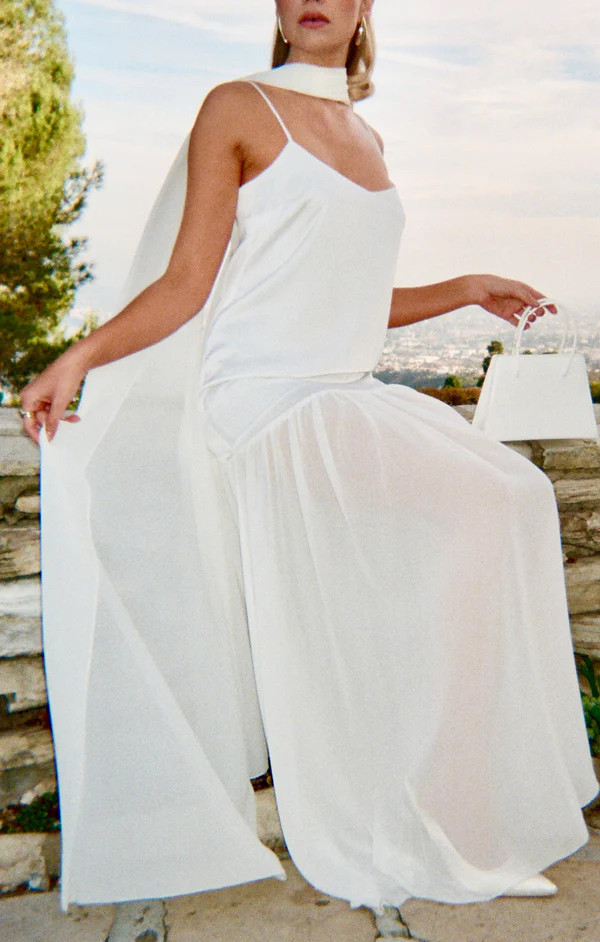 Dalia Maxi Dress ~ Ivory Luxe Satin | Show Me Your Mumu