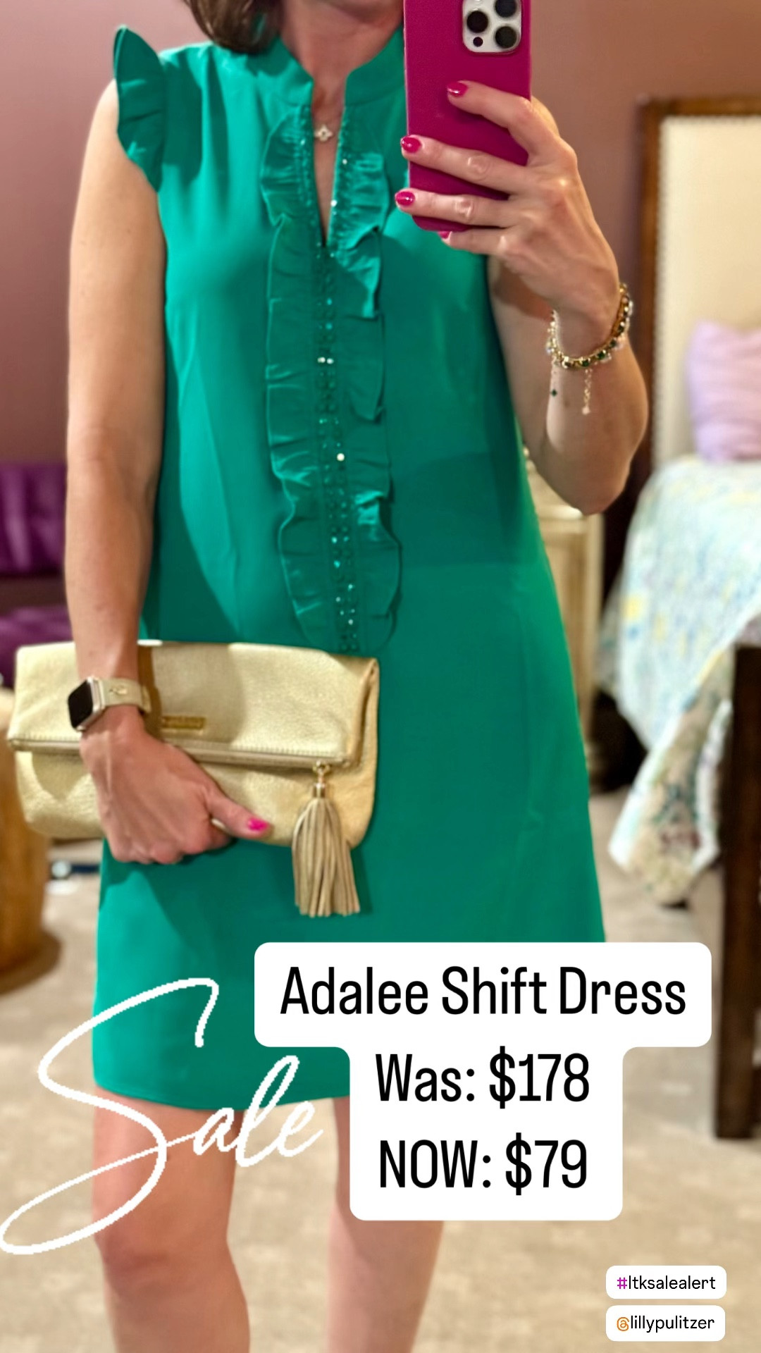 Lilly Pulitzer Sale! 

One of Lilly’s biggest year end sales - up to 70% off! Now is the time to stock up on so many great pieces at amazing prices! Grab them before they sell out! 

I have linked several of my favorites below. Wearing a size 2 in this dress. 

green dress, party dress, holiday dress, Christmas dress, ruffle dress, NYE dress, Lilly Pulitzer, gold purse, gold clutch, The Sparkled Shell, gold heels, fundraiser dress, workwear, 
#LTKHoliday 

#LTKBeauty #LTKWorkwear #LTKSaleAlert #LTKShoeCrush #LTKItBag #LTKWedding #LTKStyleTip #LTKOver40