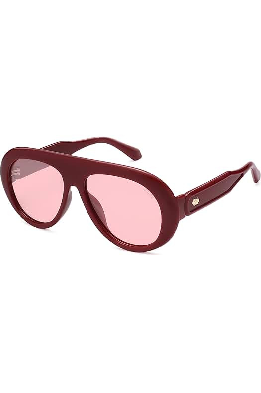 Trendy Oversized Polarized Aviator Sunglasses Womens Men Retro Vintage 70s Style UV Protection Sun Glasses SJ2390 | Amazon (US)