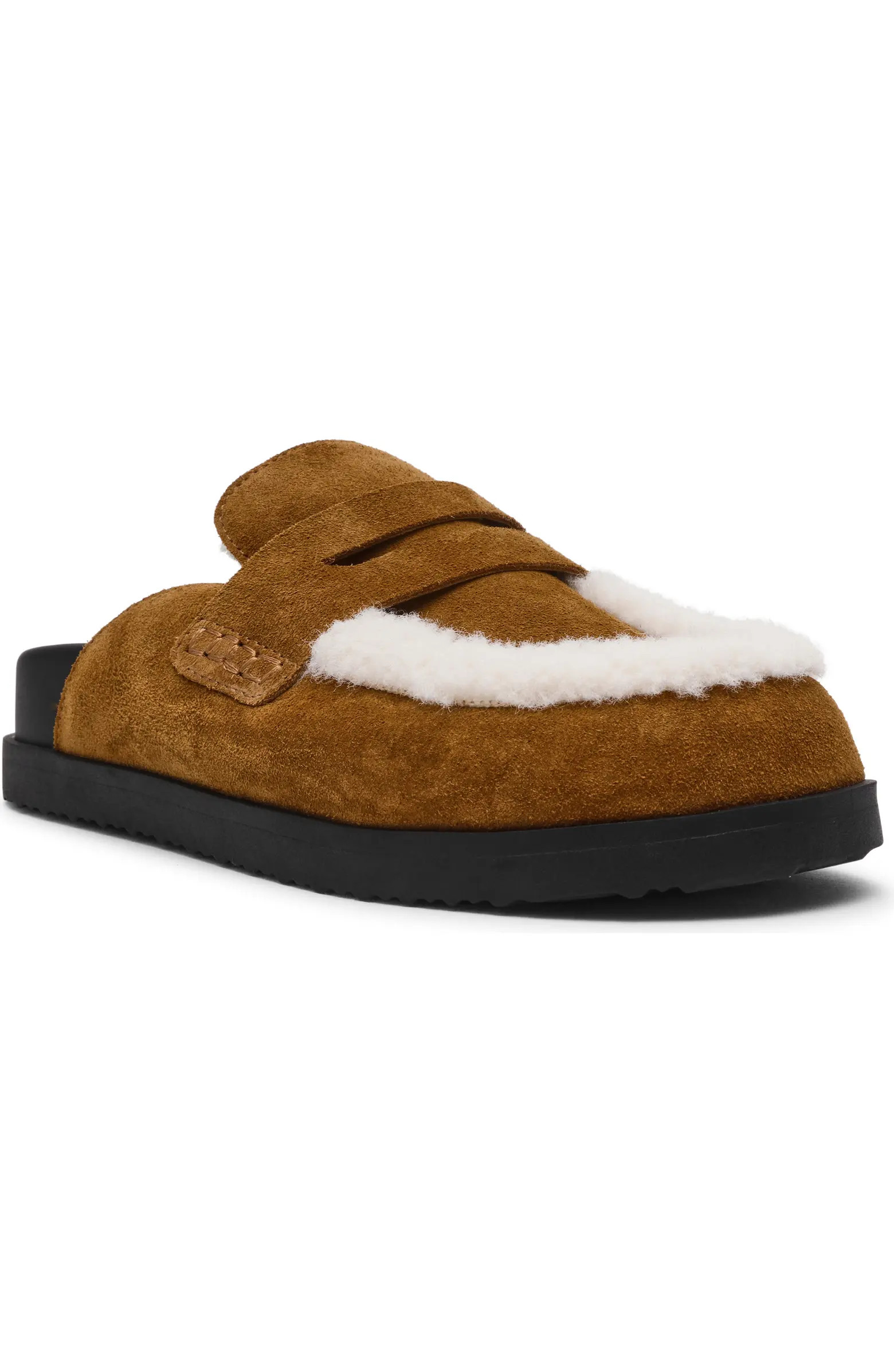 Tomlin Faux Fur Trim Mule (Women) | Nordstrom
