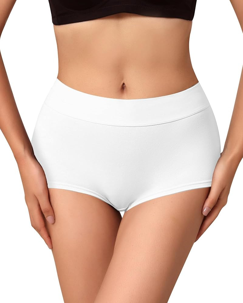 Women Boyshort Underwear Seamless Boy Shorts Soft Stretch Boxer Briefs | Amazon (US)