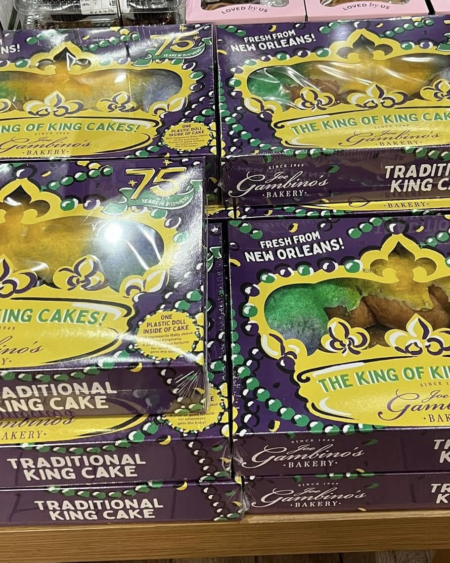 It’s King Cake Time!!!! You can order your King Cakes from Goldbelly. My favorite king cake is from Gambino's Bakery!👑🎂 The legendary bakery has made the New Orleans' 🎉Mardi Gras🎉 essential since 1949, combining sweet butter, cinnamon, and dazzling sprinkles. Laissez les bons CAKES rouler right to your door—Gambino's King Cake package is a total Mardi Gras celebration with pre-baked king cakes, ready to be decorated with fondant icing & sprinkles. Not to mention, Mardi gras beads, doubloons, and the essential baby!👶 

#Goldbelly #KingCake #MardiGras #FatTuesday #CakeCakeCake #CakeLovers #FoodLovers

#LTKFamily #LTKSeasonal #LTKKids