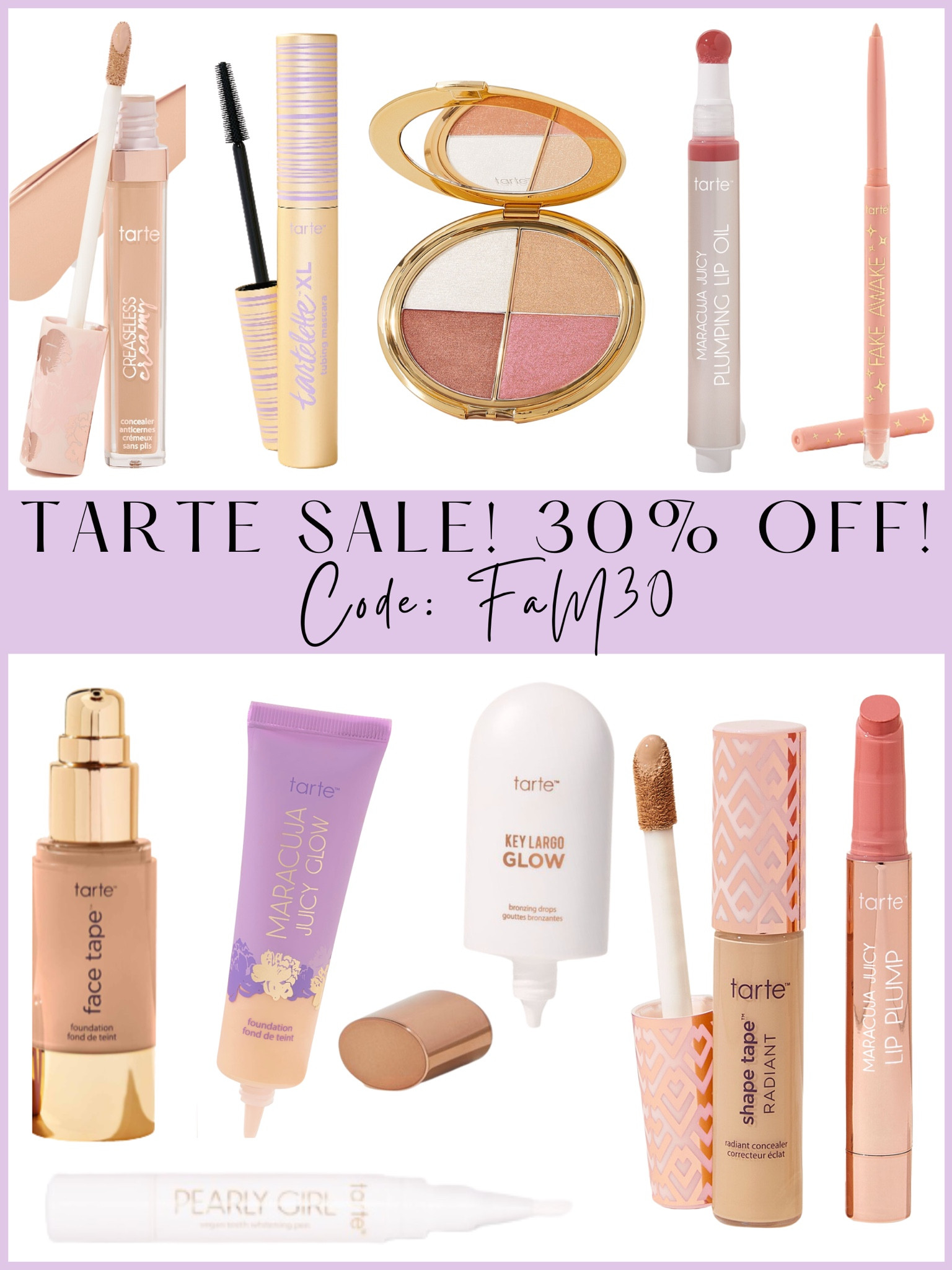 Tarte cosmetics, Tarte makeup, Tarte sale 

#LTKSaleAlert #LTKFindsUnder50 #LTKBeauty