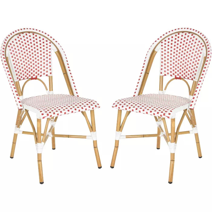 Salcha Indoor Outdoor French Bistro Side Chair (Set of 2)  - Safavieh | Target