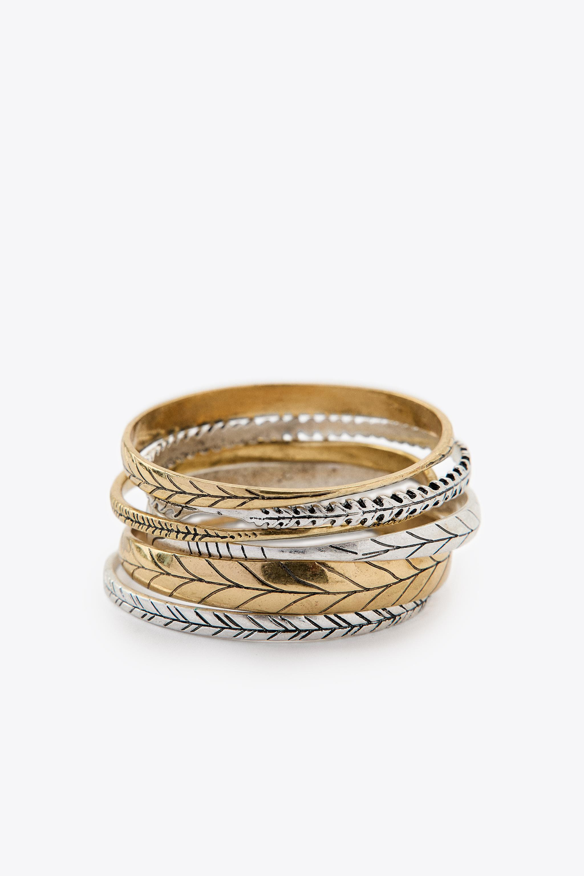 PACK OF COMBINED RIGID BANGLES | Zara UK