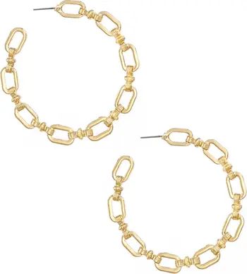Ettika Chain Link Hoop Earrings | Nordstrom | Nordstrom