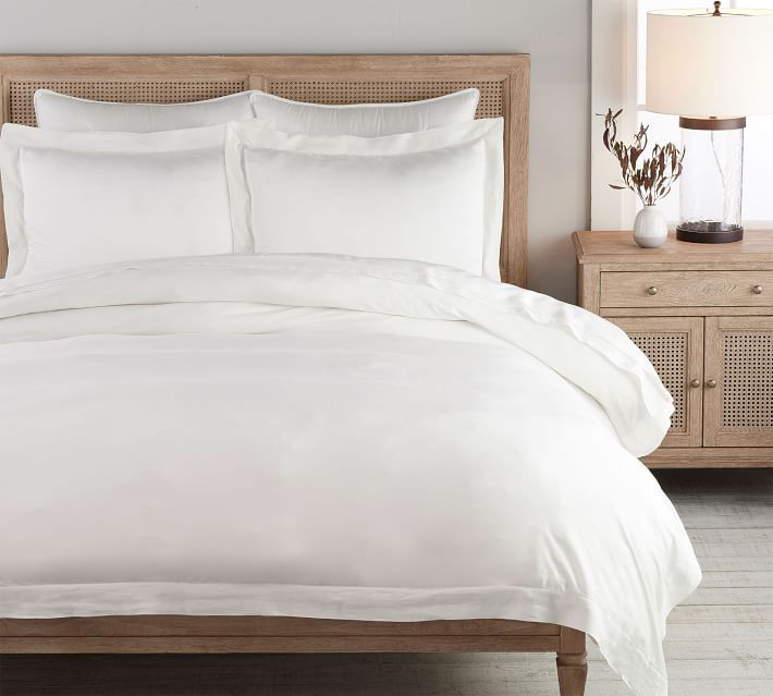 TENCEL™ Duvet Cover & Shams - White | Pottery Barn (US)