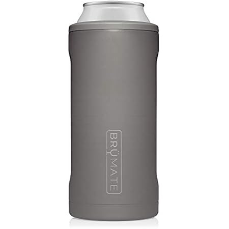 BrüMate Hopsulator Slim Double-walled Stainless Steel Insulated Can Cooler for 12 Oz Slim Cans (Seaf | Amazon (US)