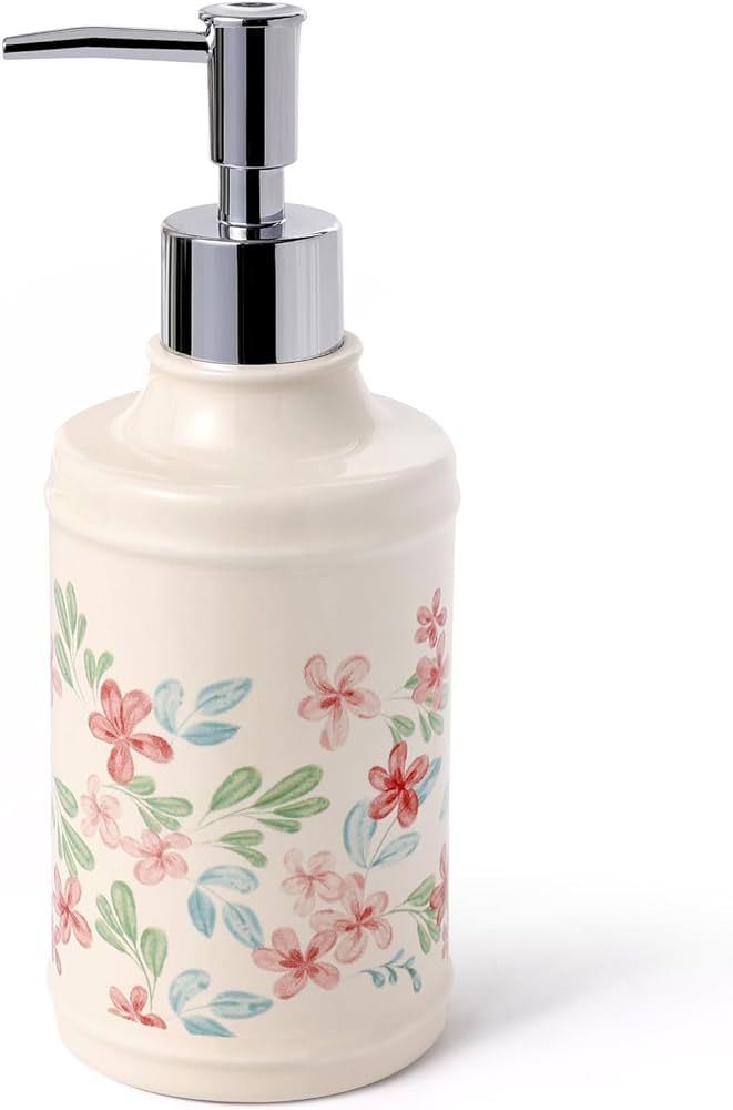 BosilunLife Soap Dispenser Bathroom - Ceramic Kitchen Soap Dispenser Pump 12oz Refillable Liquid ... | Amazon (US)