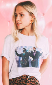 friday + saturday: junk in a box t shirt | RIFFRAFF