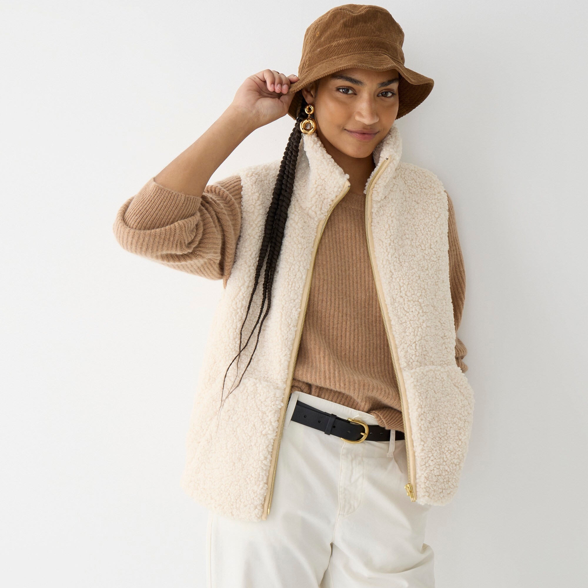 Teddy sherpa vest | J. Crew US