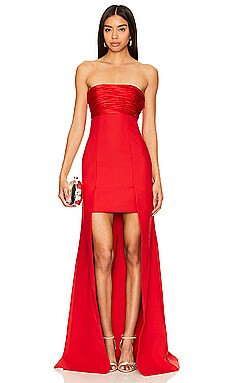 Cinq a Sept Lorella Gown in Scarlet from Revolve.com | Revolve Clothing (Global)