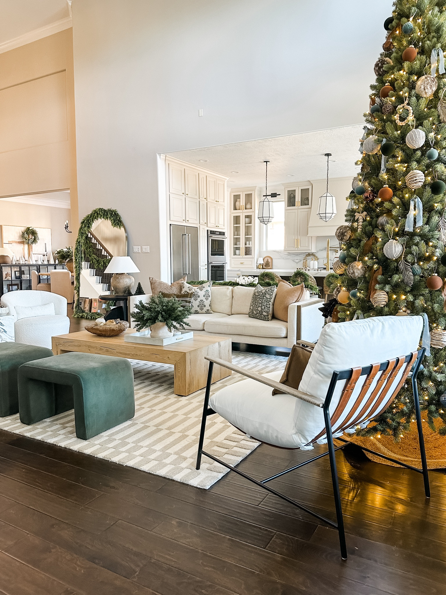 Holiday / Christmas views in my living room! I’ve linked it all for you! The Christmas tree, chairs, sofa, coffee table!! Rug! 

#LTKHome #LTKHoliday #LTKStyleTip